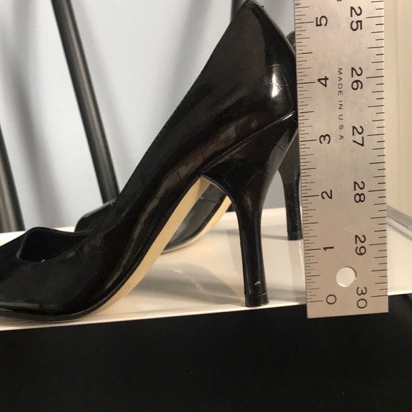 Enzo Angiolini Eamaylie 5.5M Black peep toe heels - Picture 8 of 16